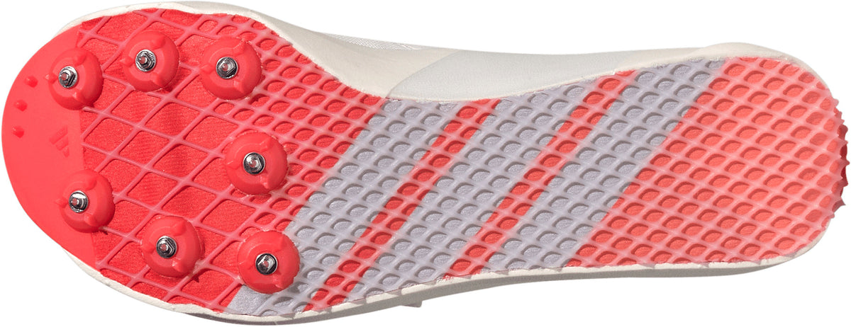 adidas Adizero Triple Jump & Pole Vault Field Event Spikes - White | Training & Fitness