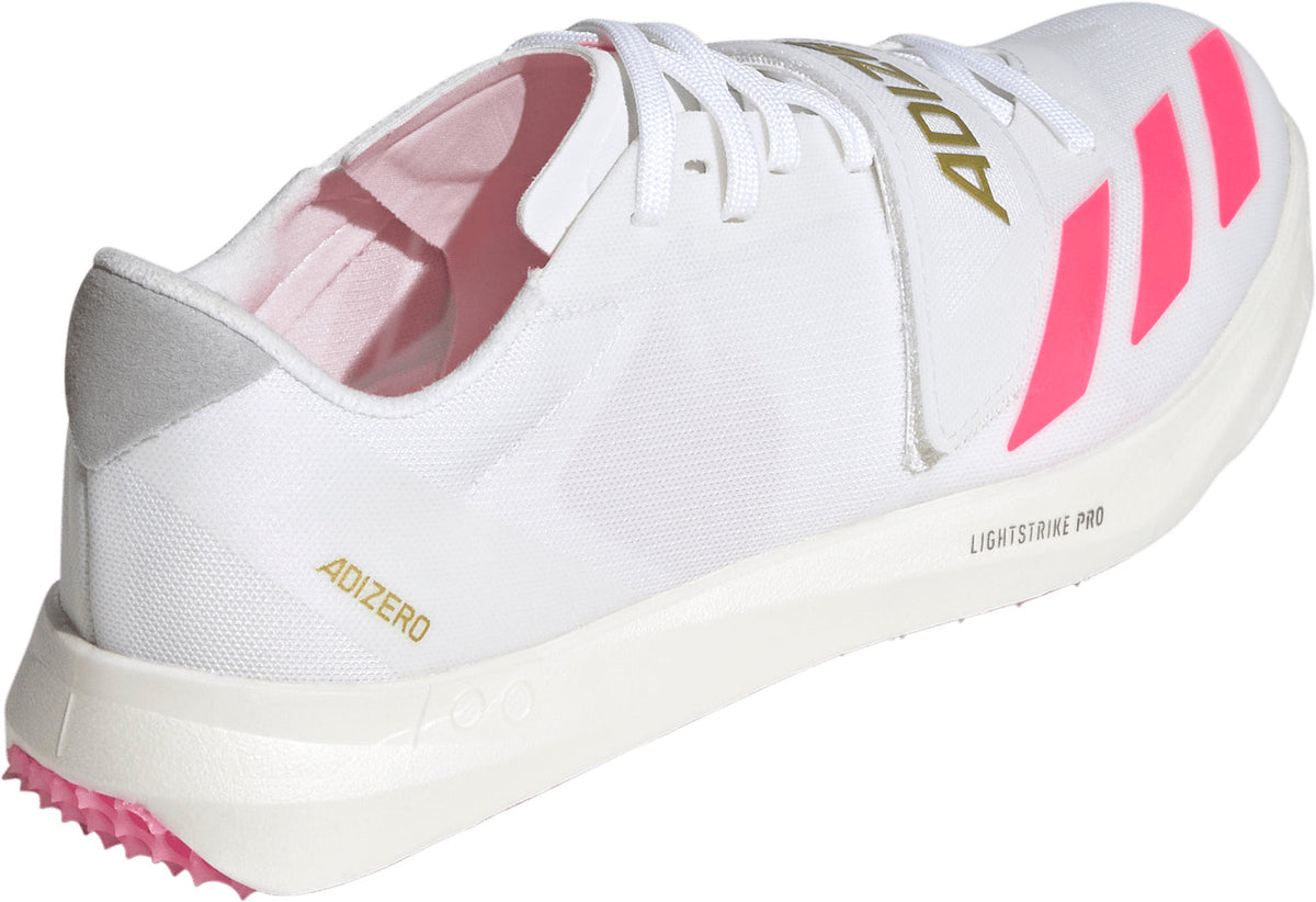 adidas Adizero Triple Jump & Pole Vault Field Event Spikes - White | Training & Fitness