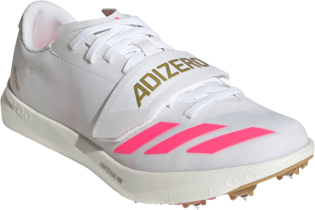 adidas Adizero Triple Jump & Pole Vault Field Event Spikes - White | Training & Fitness