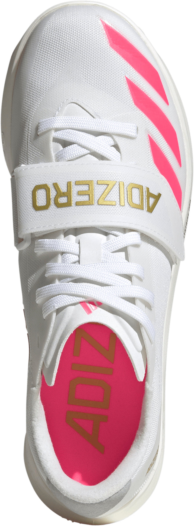adidas Adizero Triple Jump & Pole Vault Field Event Spikes - White | Training & Fitness
