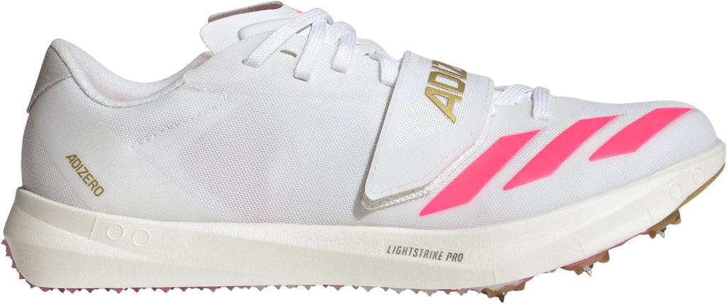 adidas Adizero Triple Jump & Pole Vault Field Event Spikes - White | Training & Fitness