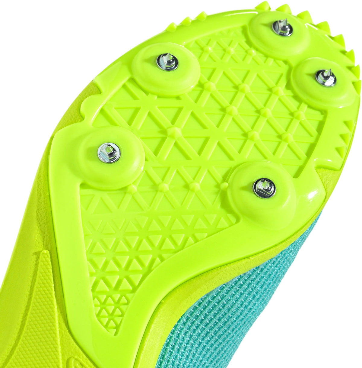 adidas Allroundstar Junior Running Spikes - Green | Running & Training