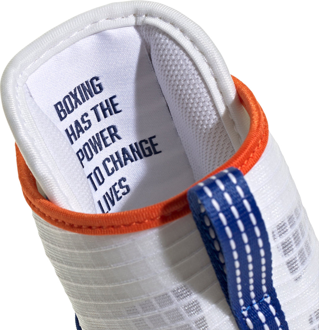 adidas Box Hog 4 Men's Boxing Shoes - White | Training & Fitness