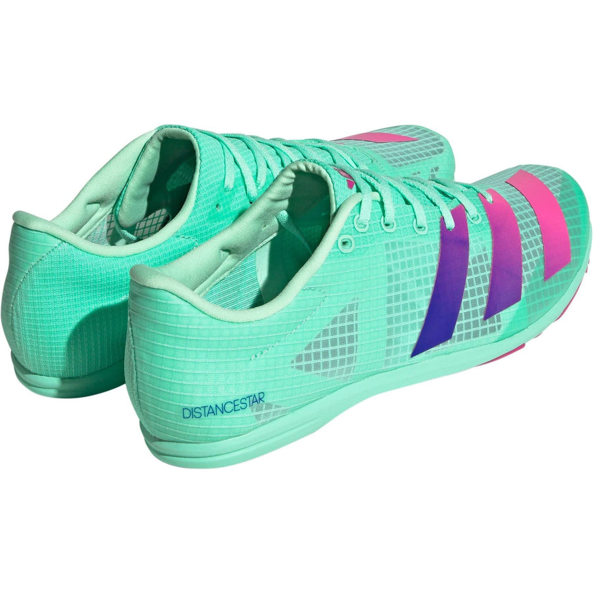 adidas Distancestar Running Spikes - Green | Running & Training
