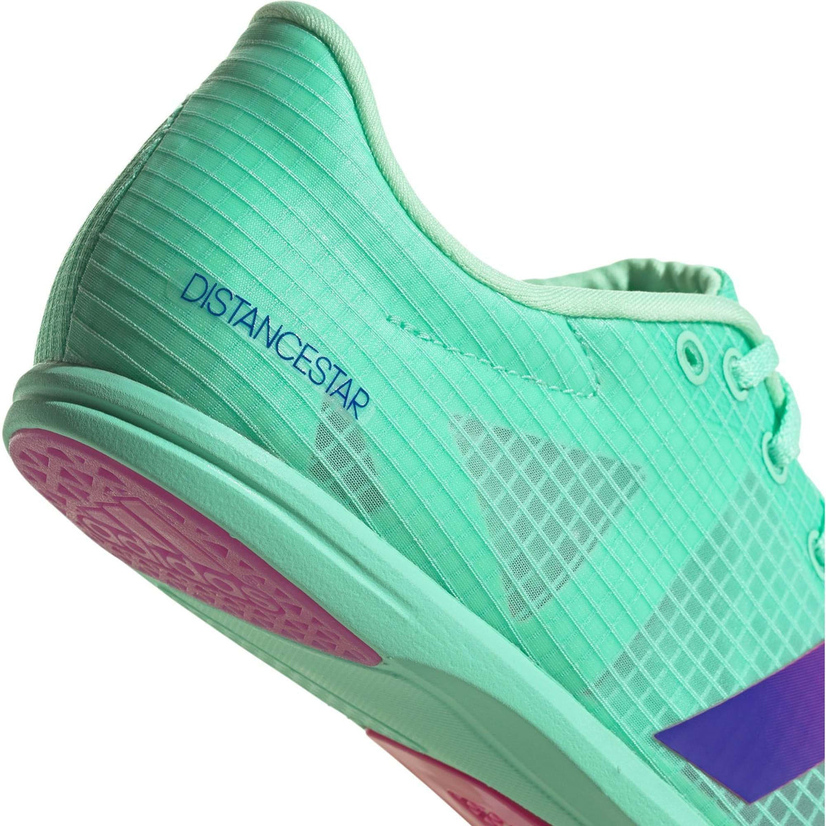 adidas Distancestar Running Spikes - Green | Running & Training