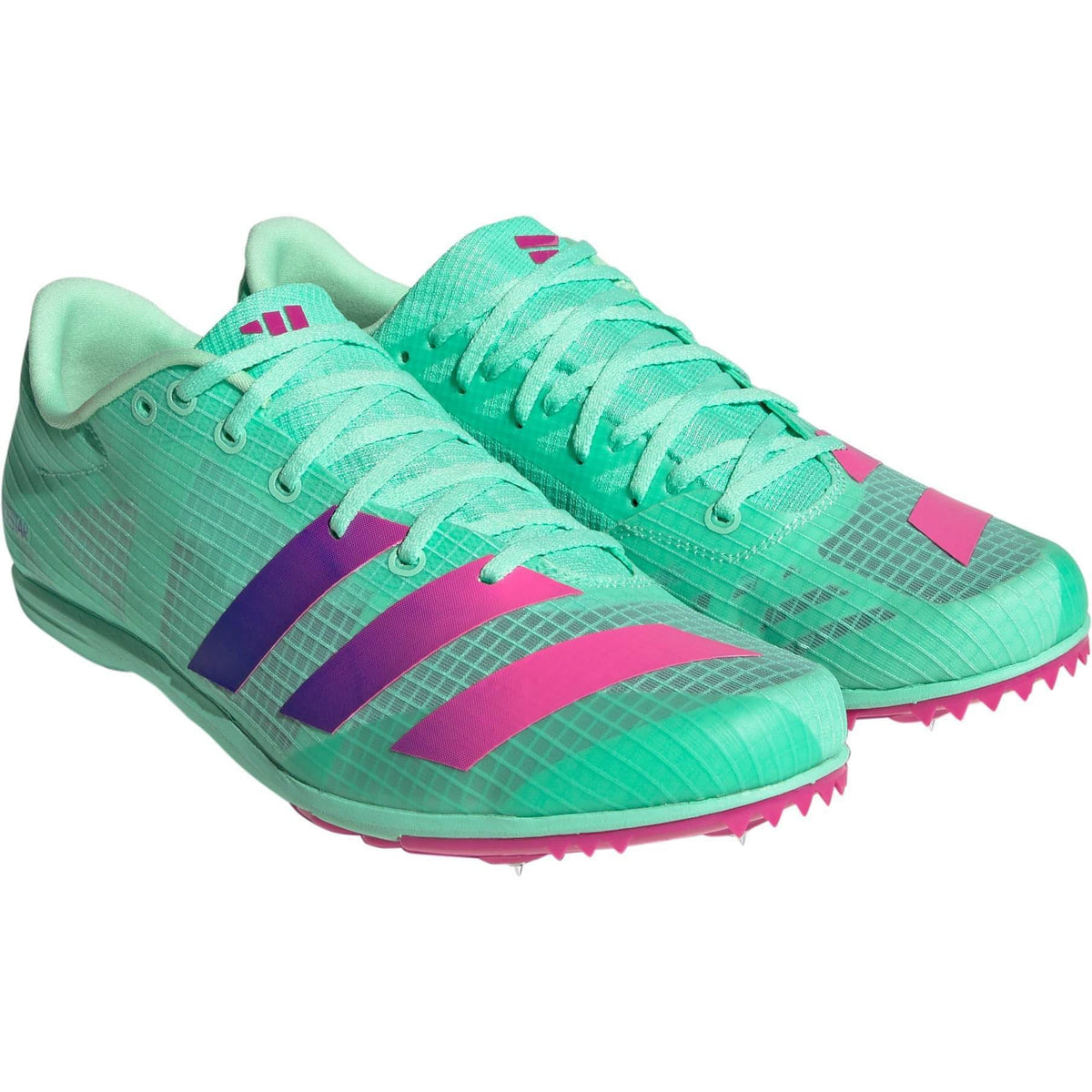 adidas Distancestar Running Spikes - Green | Running & Training