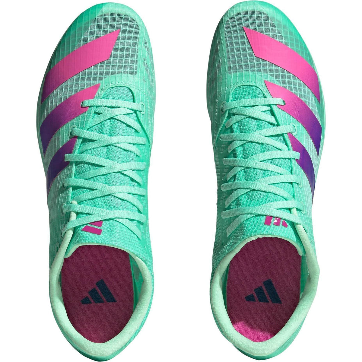 adidas Distancestar Running Spikes - Green | Running & Training