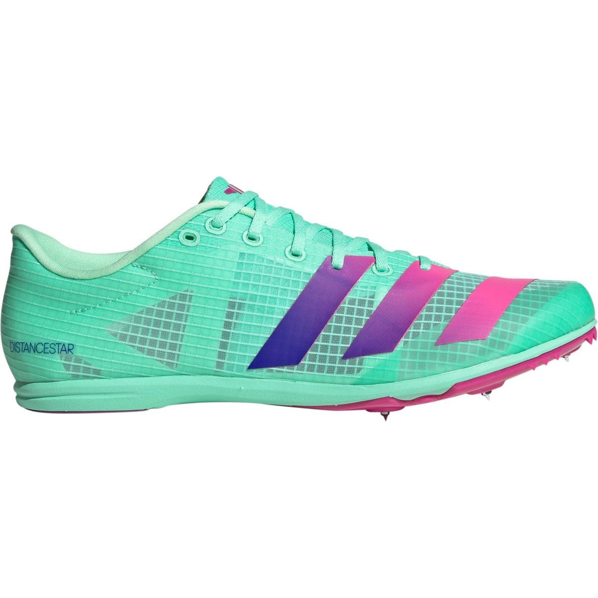 adidas Distancestar Running Spikes - Green | Running & Training