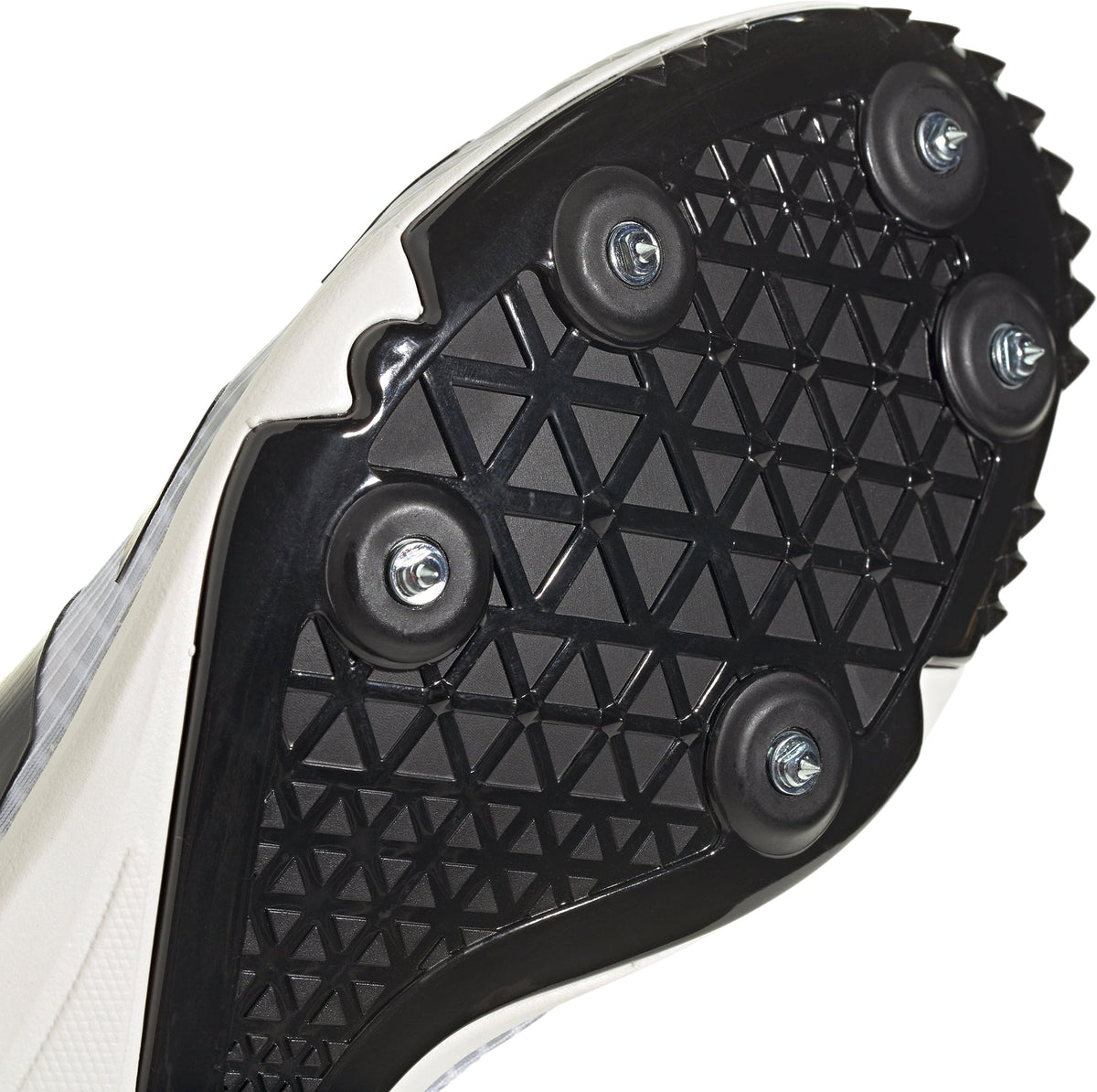 adidas Distancestar Running Spikes - White | Running & Training