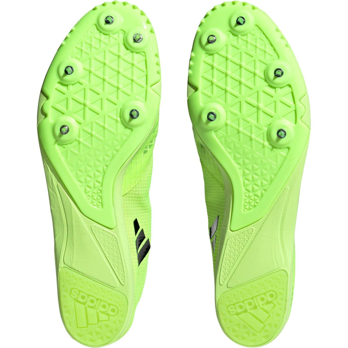 adidas Distancestar Running Spikes - Green | Running & Training