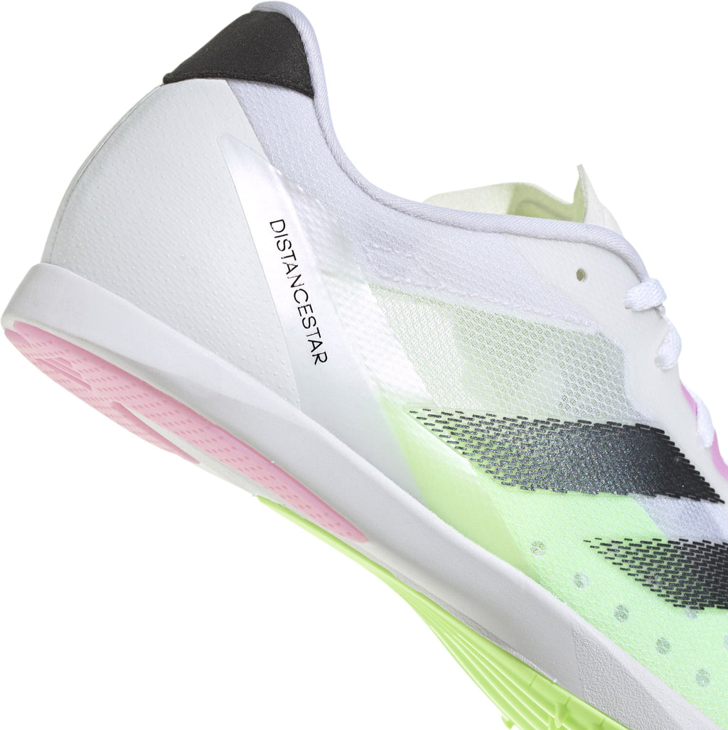 adidas Distancestar Running Spikes - White | Running & Training