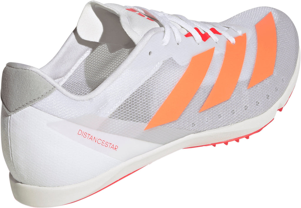adidas Distancestar Running Spikes - White | Running & Training