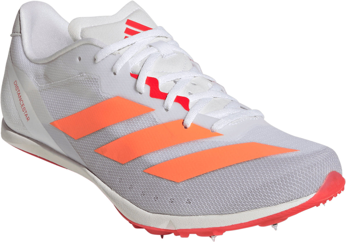 adidas Distancestar Running Spikes - White | Running & Training