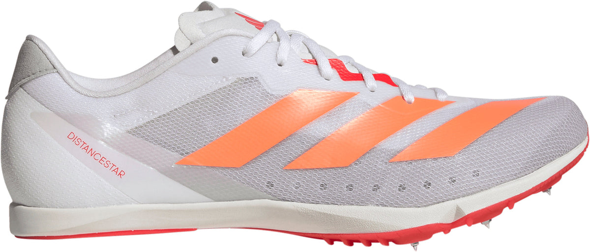 adidas Distancestar Running Spikes - White | Running & Training