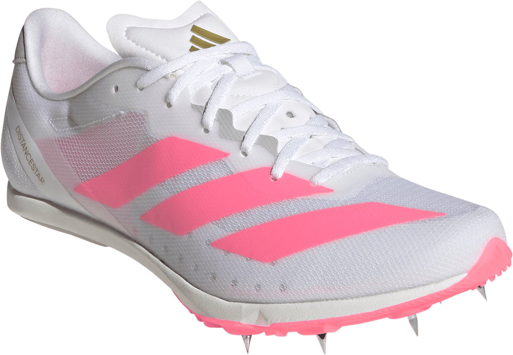 adidas Adizero Distancestar Running Spikes - White | Running & Training