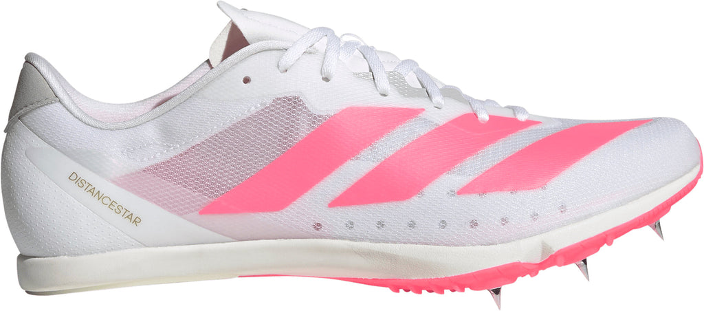 adidas Adizero Distancestar Running Spikes - White | Running & Training