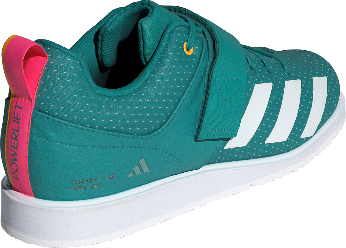 adidas Powerlift 5 Men's Weightlifting Shoes - Green | Training & Fitness