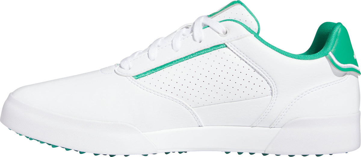 adidas RetroCross Spikeless WIDE FIT Men's Golf Shoes - White | Golf Performance