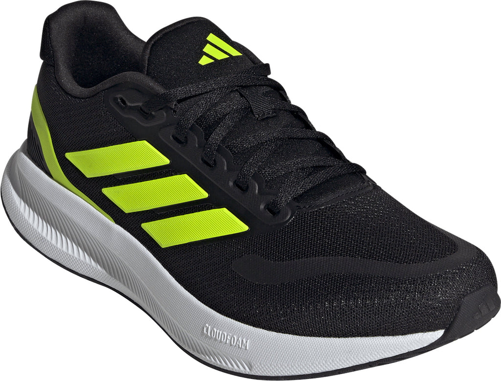 adidas RunFalcon 5 Men's Running Shoes - Black | Running & Training