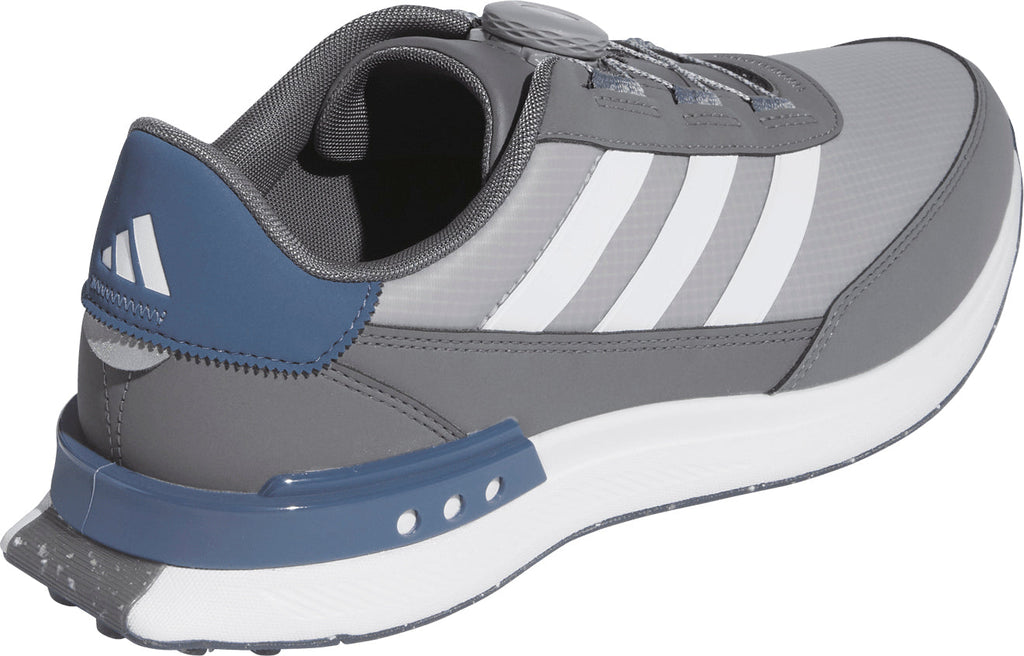 adidas S2G BOA 24 WIDE FIT Spikeless Men's Golf Shoes - Grey | Golf Performance