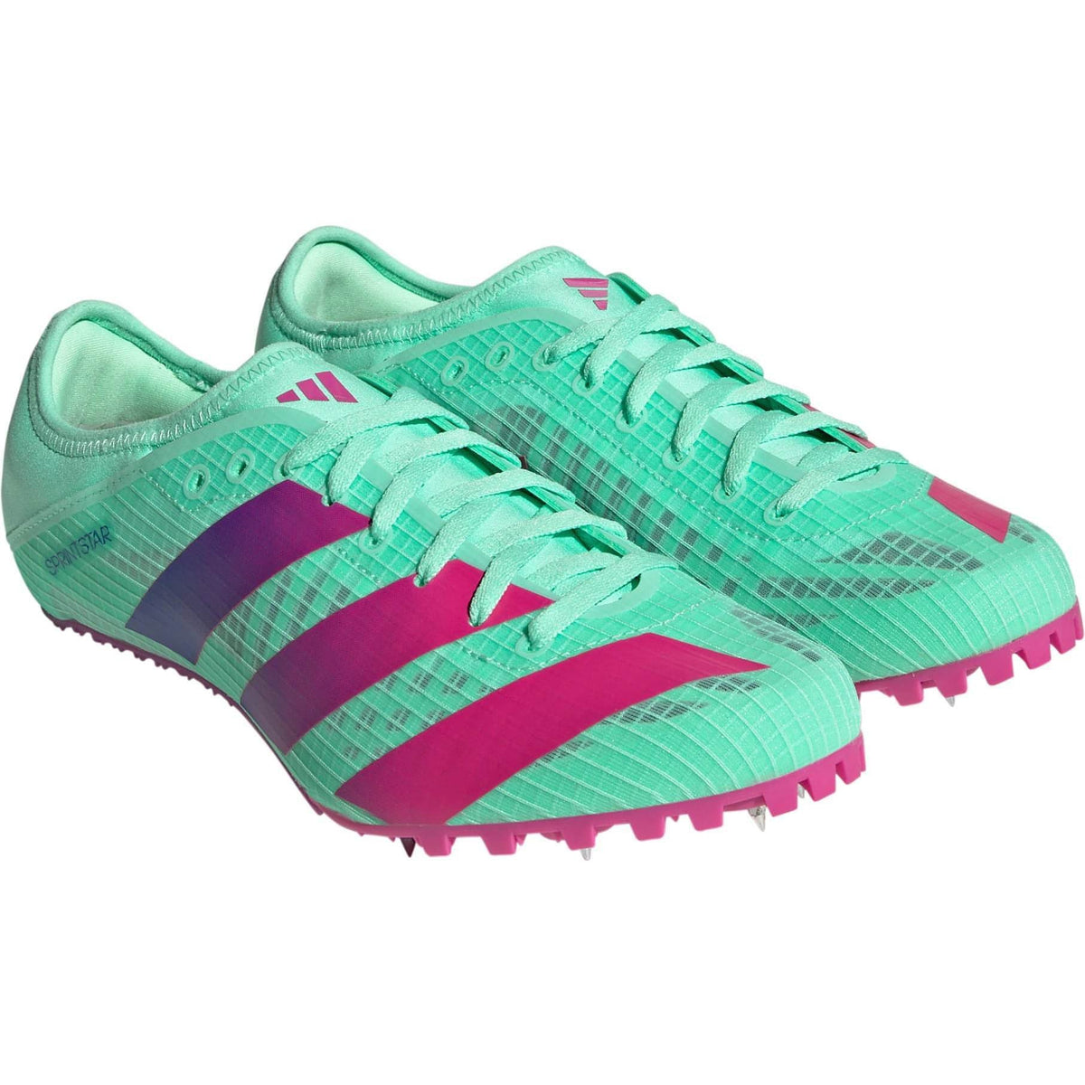 adidas Sprintstar Running Spikes - Green | Running & Training