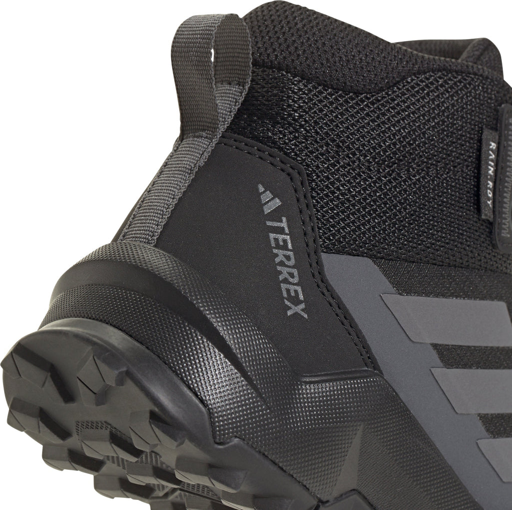 adidas Terrex AX4R Mid RAIN.RDY Junior Walking Boots - Black | Outdoor Performance