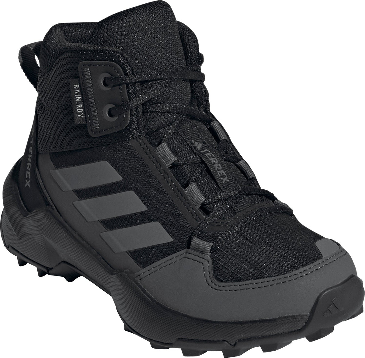 adidas Terrex AX4R Mid RAIN.RDY Junior Walking Boots - Black | Outdoor Performance