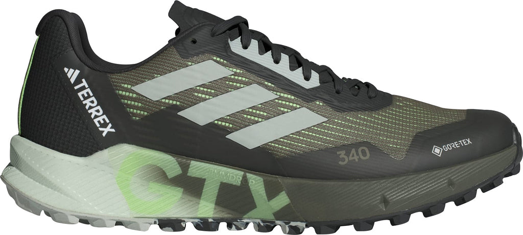 adidas Terrex Agravic Flow 2 GORE-TEX Men's Trail Running Shoes - Green | Trail Running