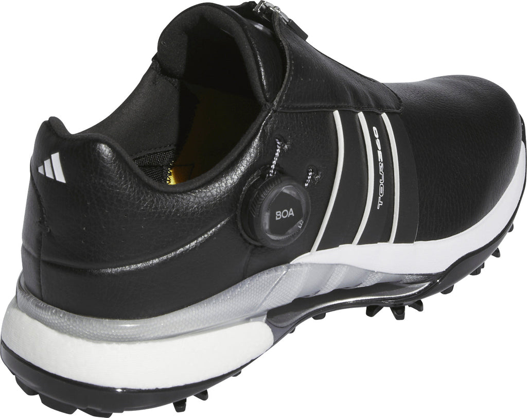 adidas Tour360 24 BOA Men's Golf Shoes - Black | Golf Performance