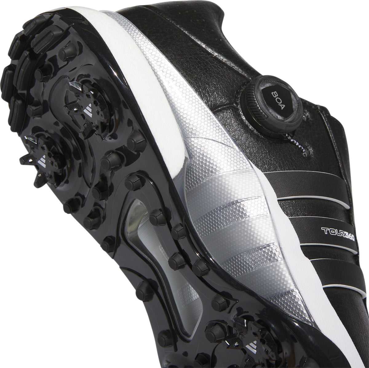 adidas Tour360 24 BOA Men's Golf Shoes - Black | Golf Performance