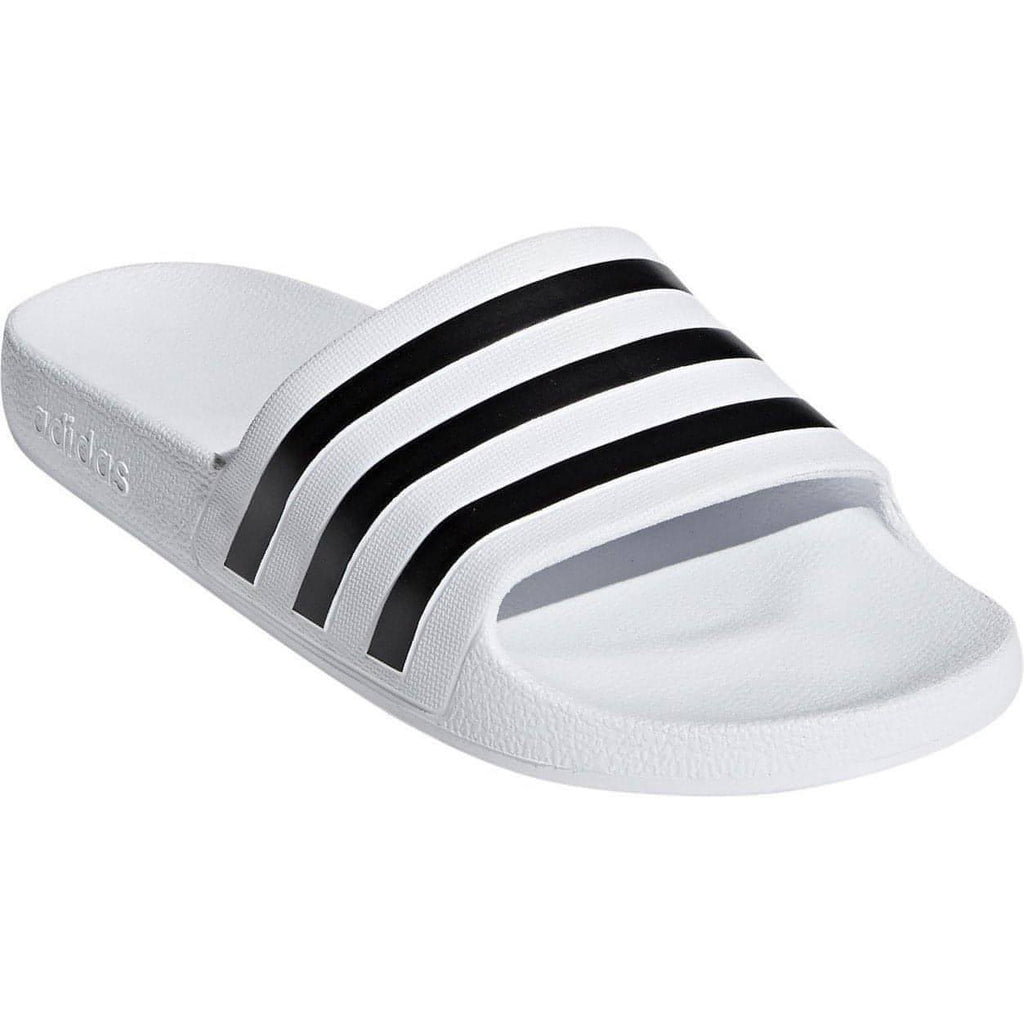 adidas Adilette Aqua Sliders - White | Everyday Comfort