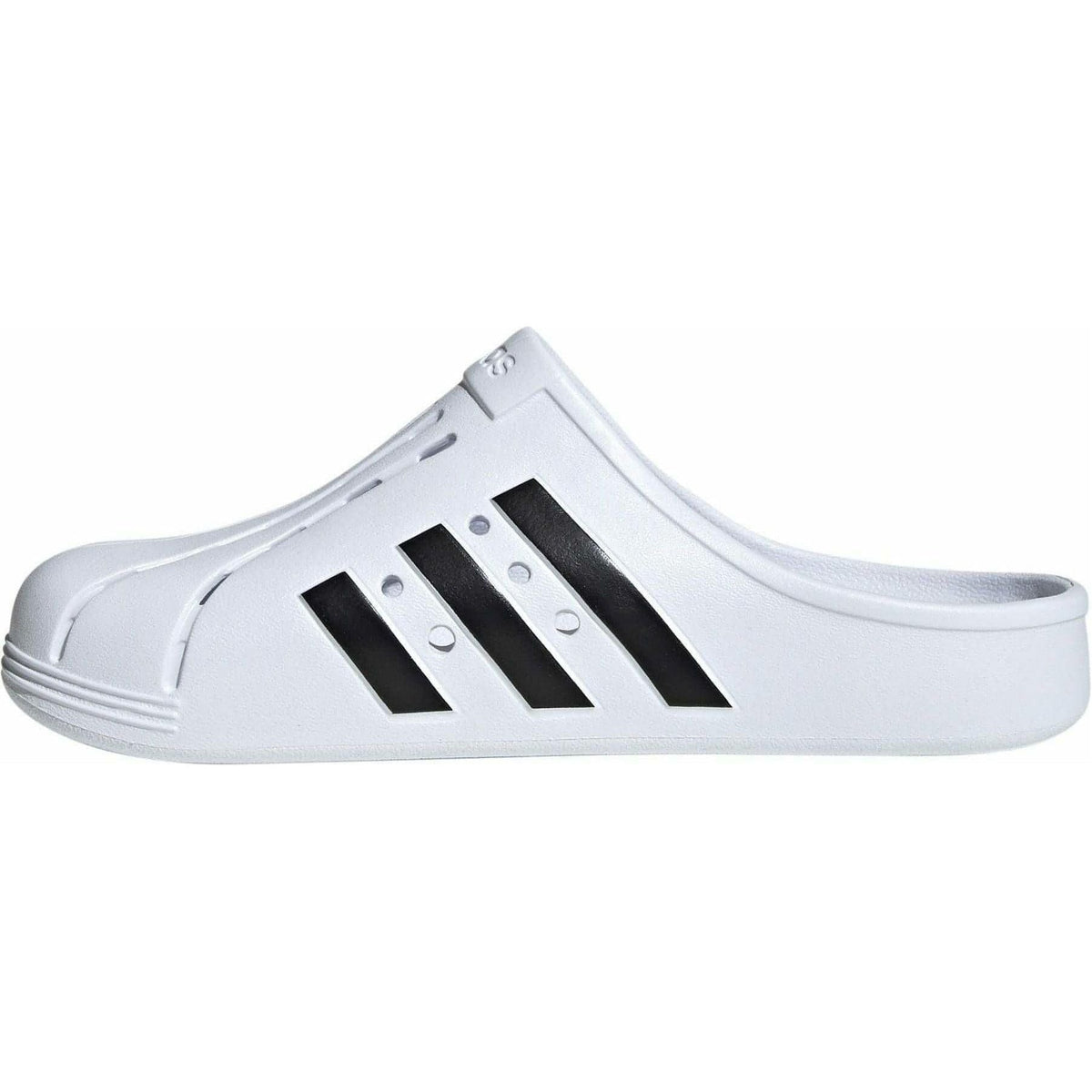adidas Adilette Clog Sliders - White | Everyday Comfort