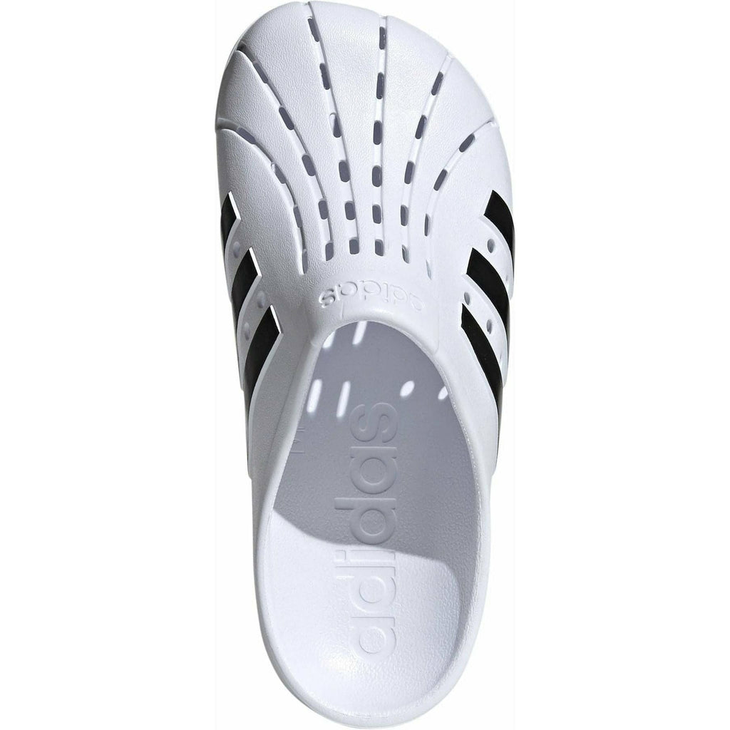 adidas Adilette Clog Sliders - White | Everyday Comfort
