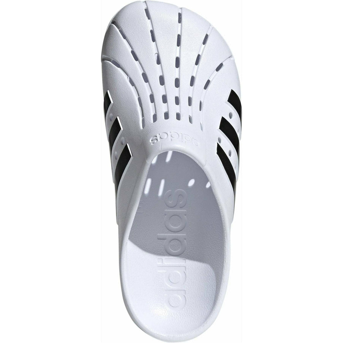 adidas Adilette Clog Sliders - White | Everyday Comfort