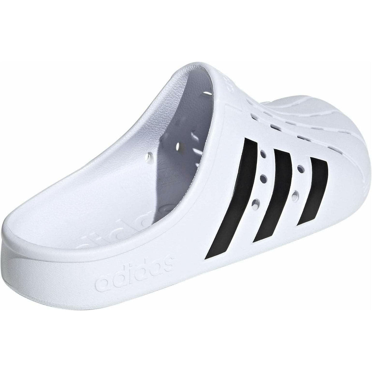 adidas Adilette Clog Sliders - White | Everyday Comfort