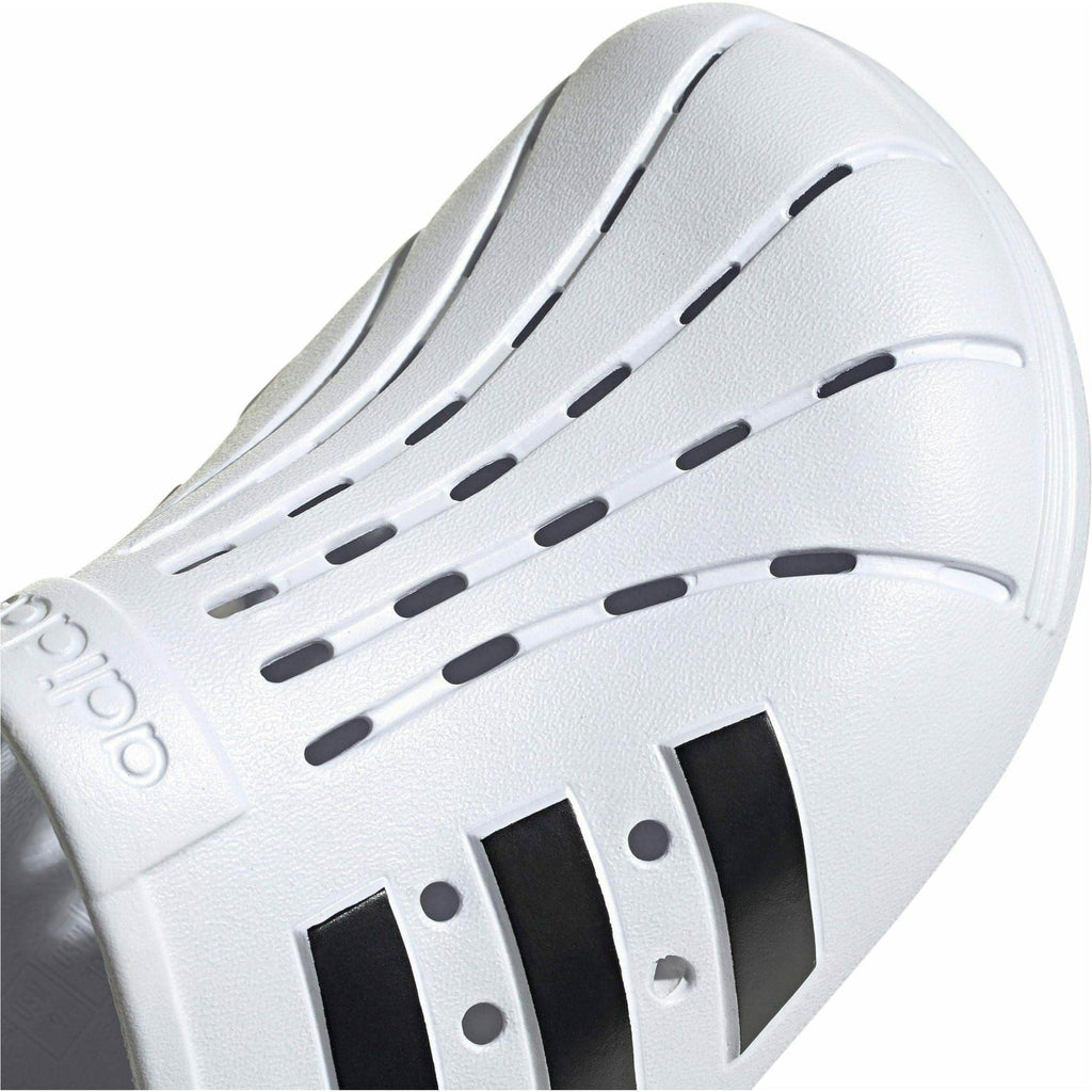 adidas Adilette Clog Sliders - White | Everyday Comfort