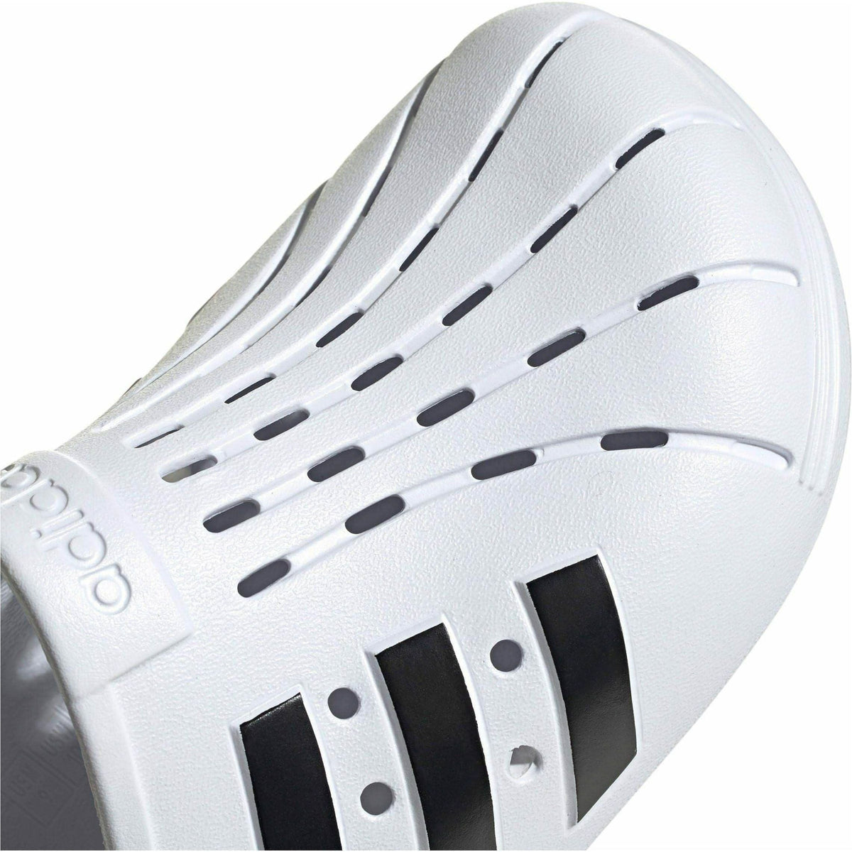 adidas Adilette Clog Sliders - White | Everyday Comfort
