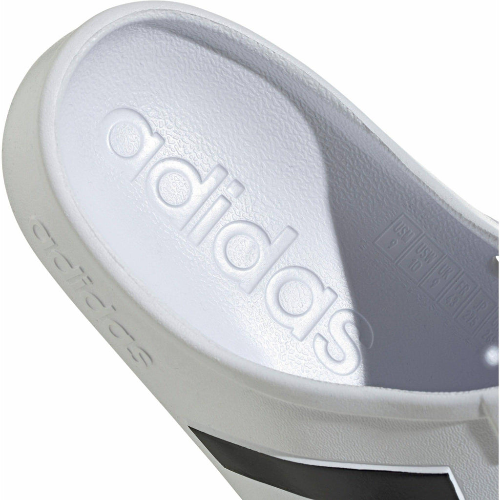 adidas Adilette Clog Sliders - White | Everyday Comfort