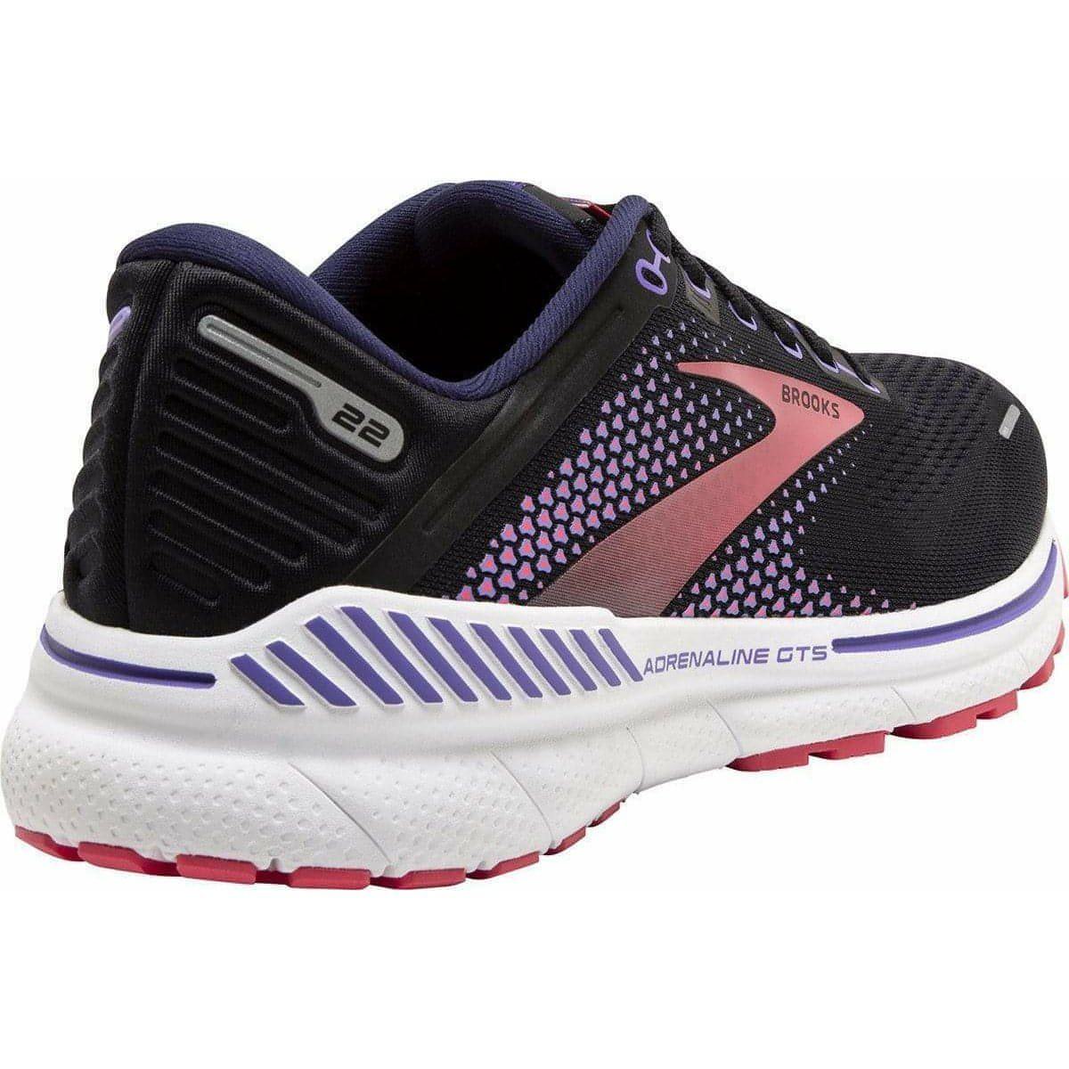 Brooks Adrenaline GTS 22 WIDE FIT Women's Running Shoes - Black | Running & Training