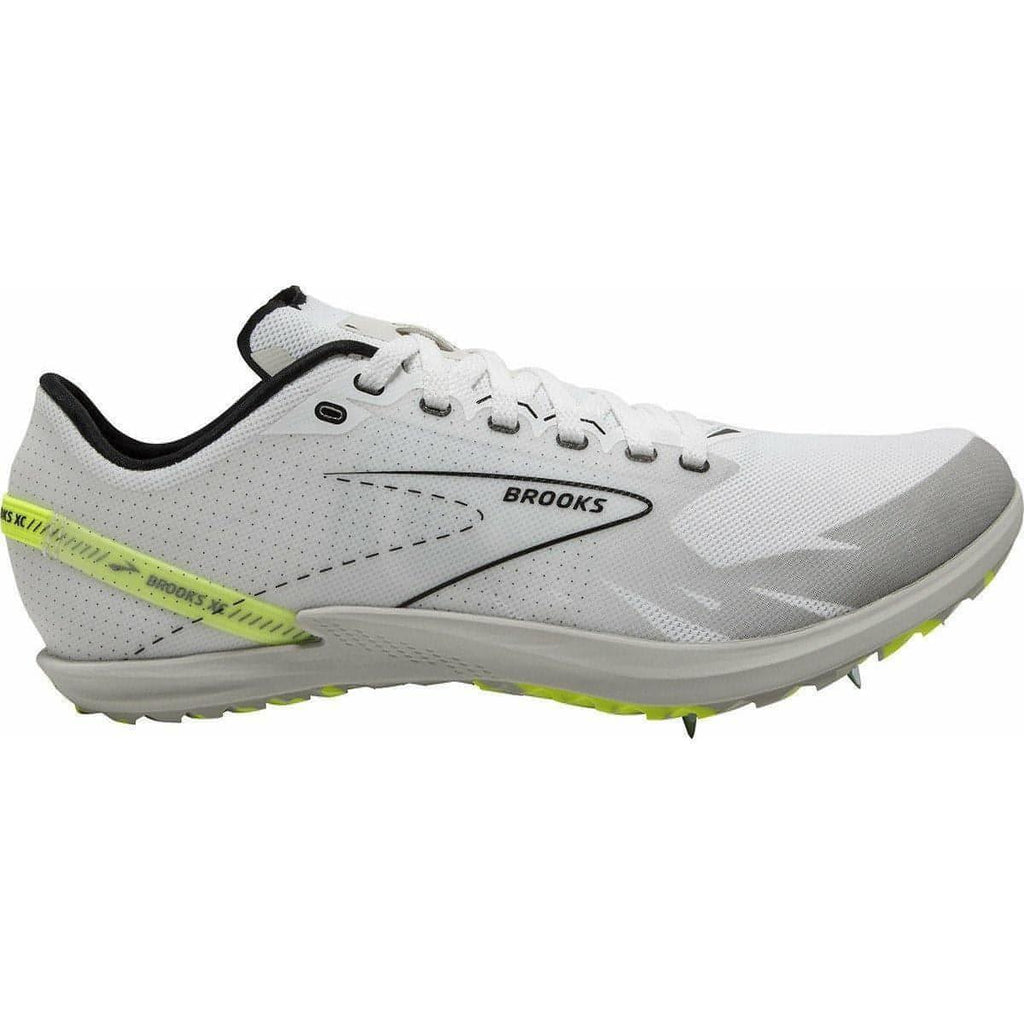 Brooks Draft XC Cross Country Spikes - White | Running & Training