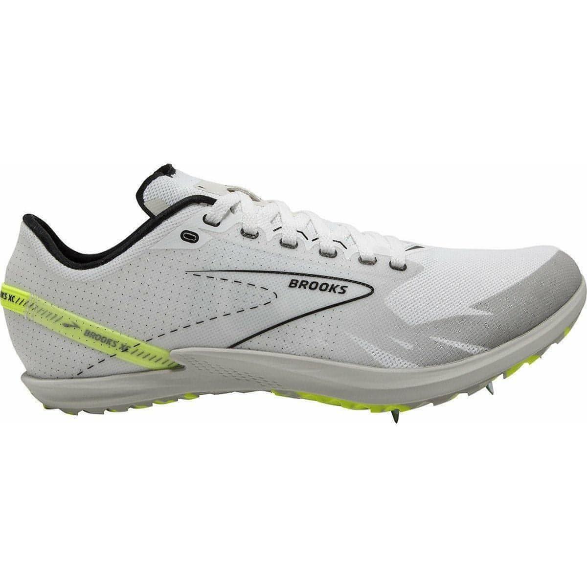 Brooks Draft XC Cross Country Spikes - White | Running & Training