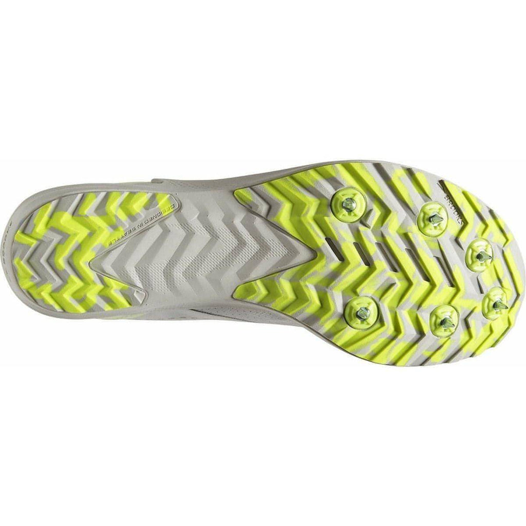Brooks Draft XC Cross Country Spikes - White | Running & Training