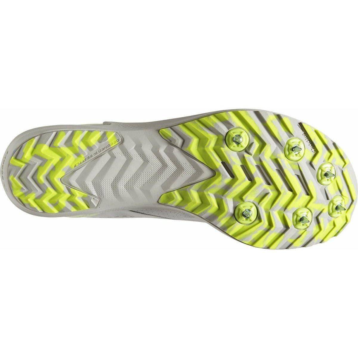 Brooks Draft XC Cross Country Spikes - White | Running & Training
