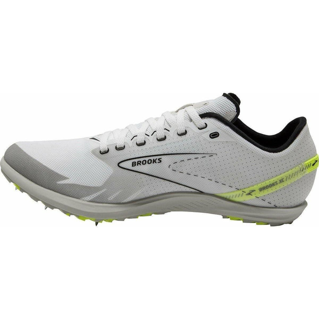 Brooks Draft XC Cross Country Spikes - White | Running & Training