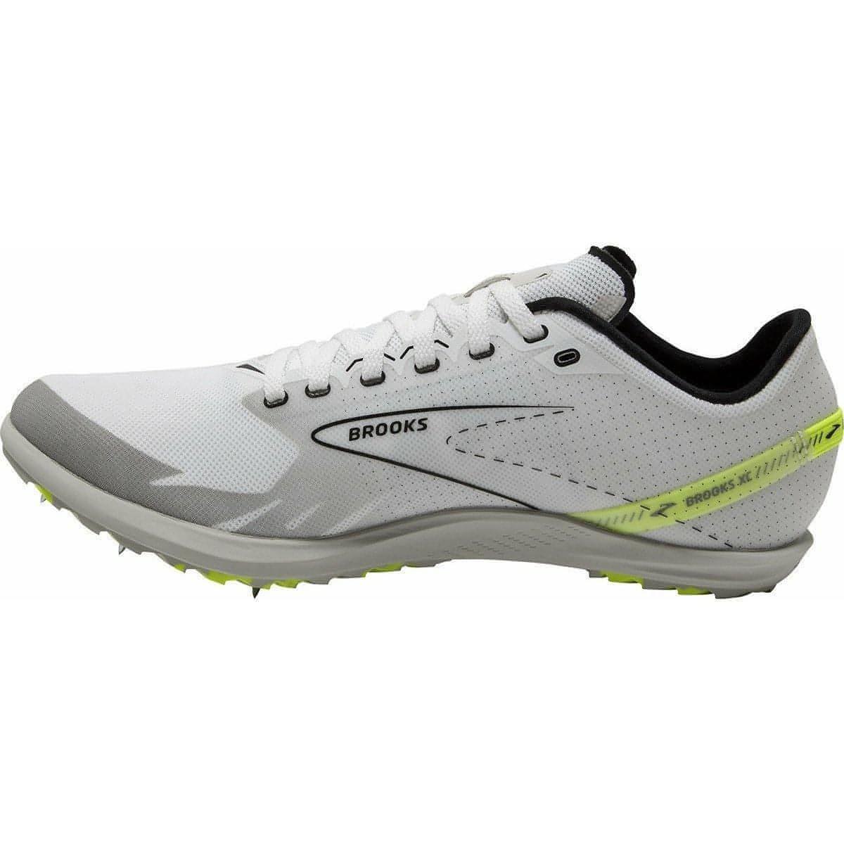 Brooks Draft XC Cross Country Spikes - White | Running & Training