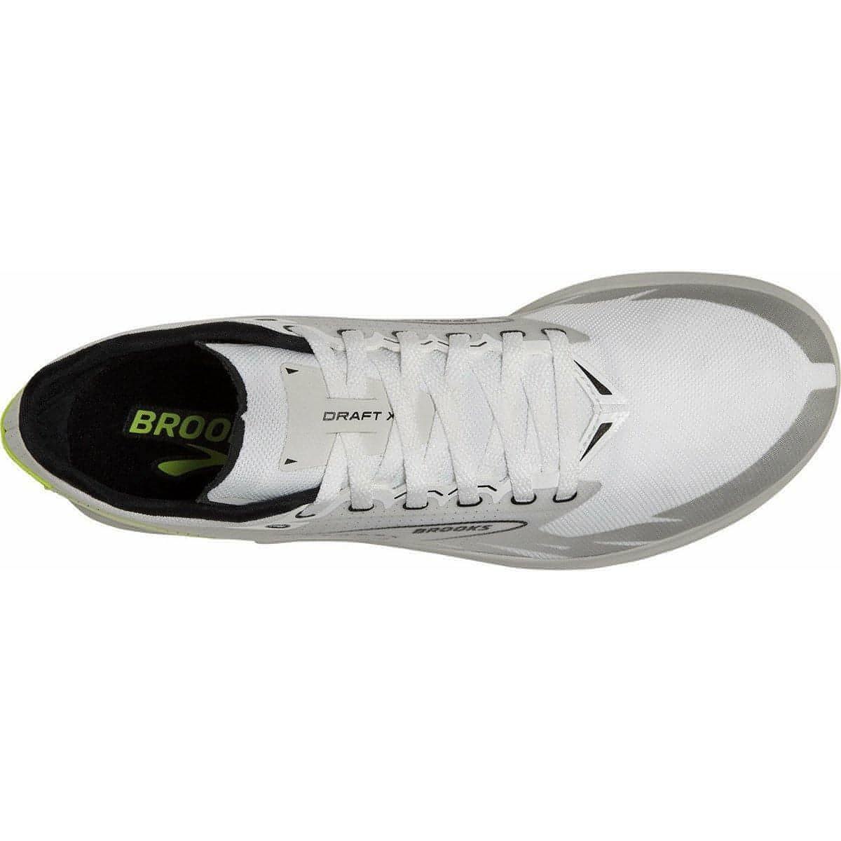 Brooks Draft XC Cross Country Spikes - White | Running & Training
