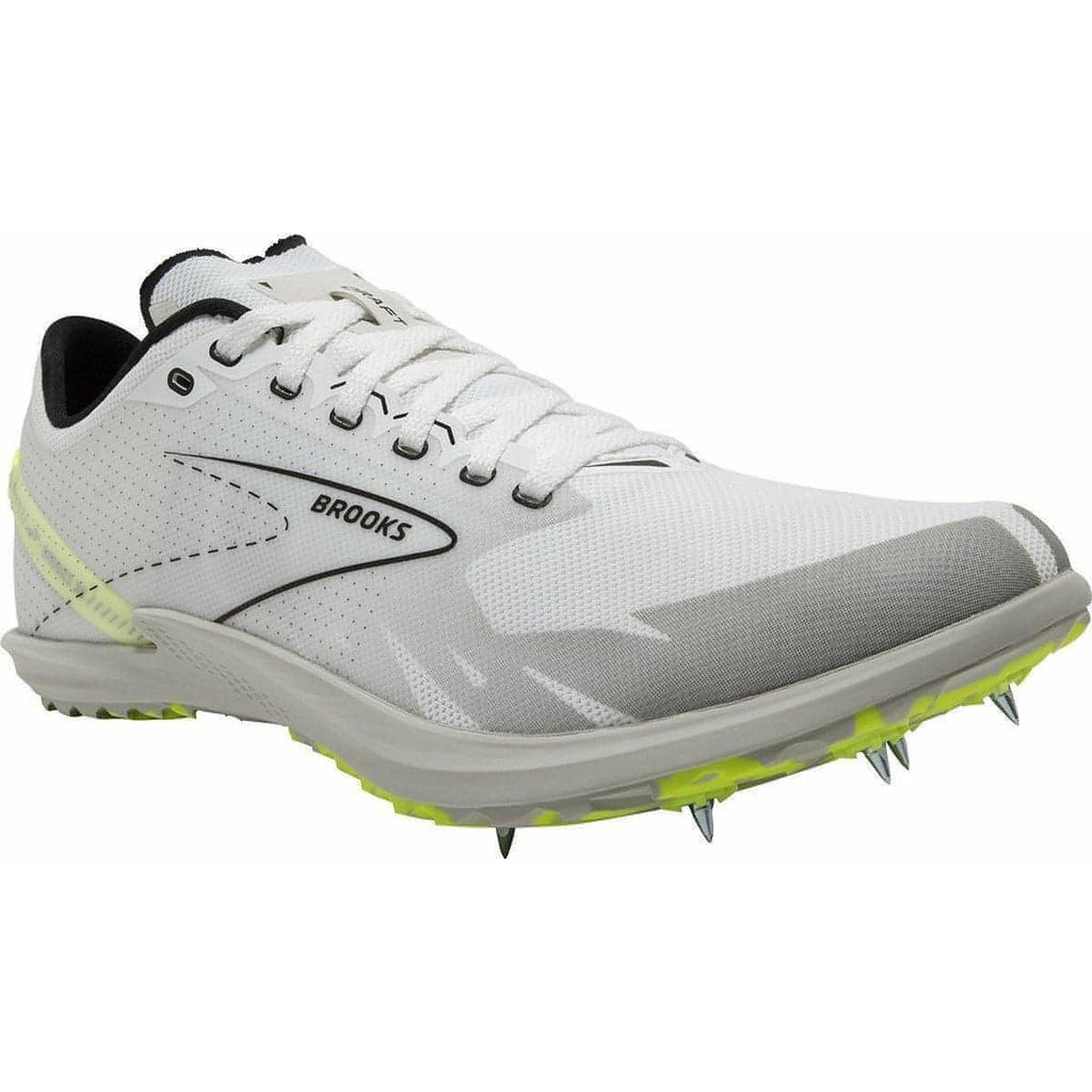 Brooks Draft XC Cross Country Spikes - White | Running & Training
