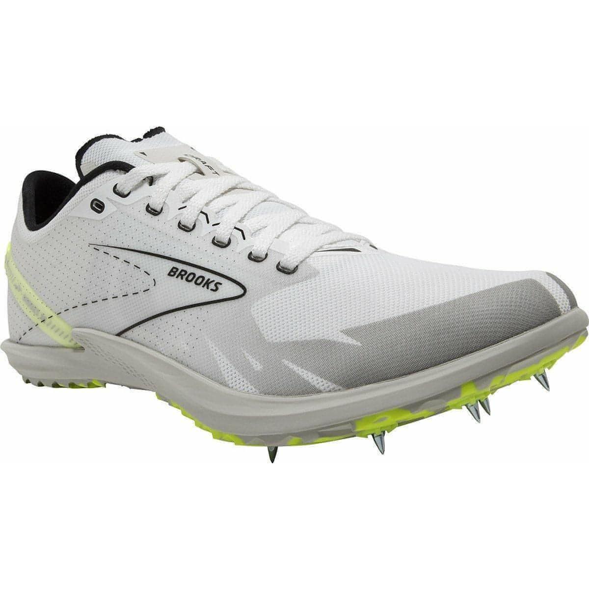 Brooks Draft XC Cross Country Spikes - White | Running & Training