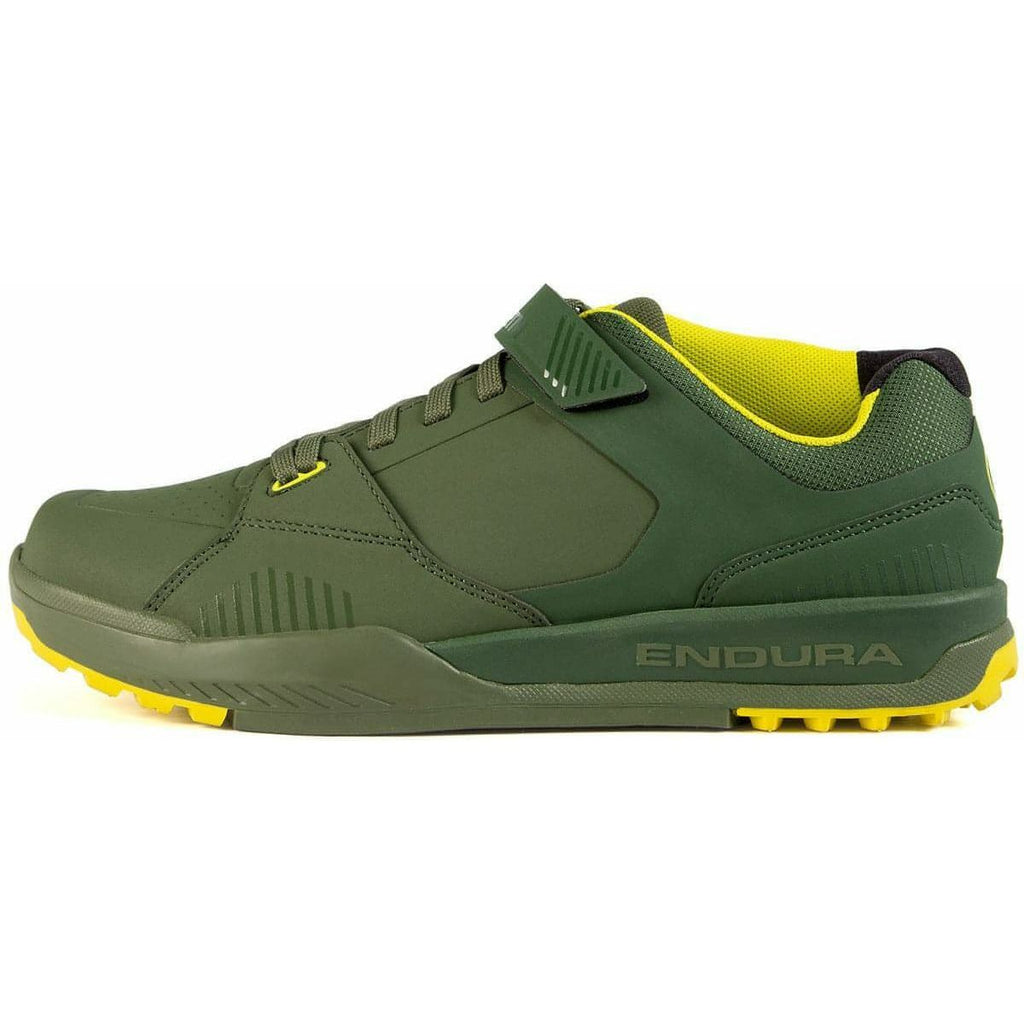 Endura MT500 Burner Clipless Men's MTB Cycling Shoes - Green | Cycling Performance