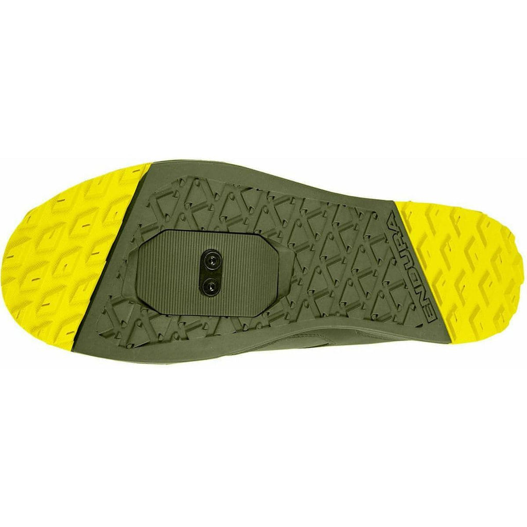 Endura MT500 Burner Clipless Men's MTB Cycling Shoes - Green | Cycling Performance